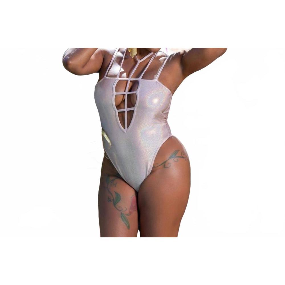 NEW GYV ME BODY entanglement bathing suit in rose